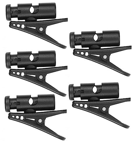 HOMSFOU Paquete de 5 Clips para Sujetar El Cable de Los Auriculares Color