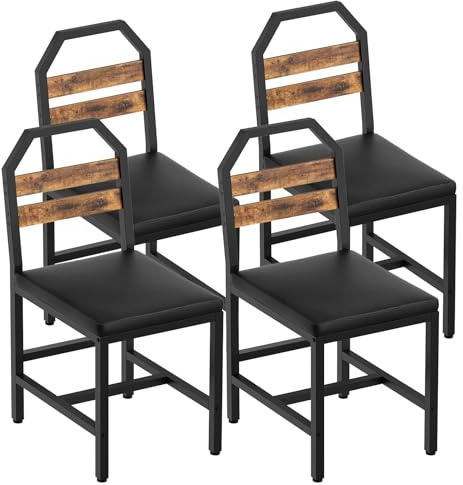 YATINEY Upholstered Dining Chairs, Kitchen Chairs Set of 4,Comfortable Seat