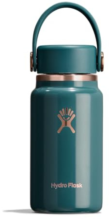 Hydro Flask Micro Bottle - Insulated Mini Leak Proof Flask for Purse or Pocket in 6.7 Oz Sea Rose Gold