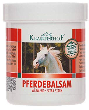 Kräuterhof® Pferdebalsam Wärme Gel Massage Gel Hautcreme, extra stark, 100 ml Tiegel