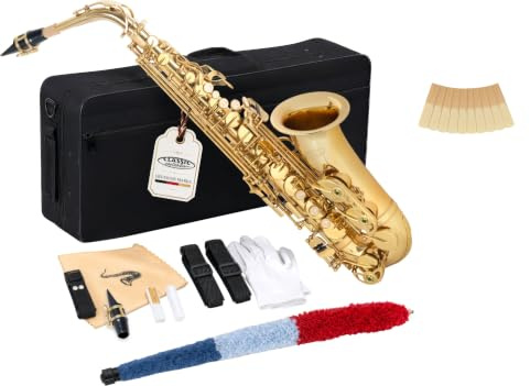 Classic Cantabile AS-450 Eb-Altsaxophon Set (Messing, Spar-Set Blätter)