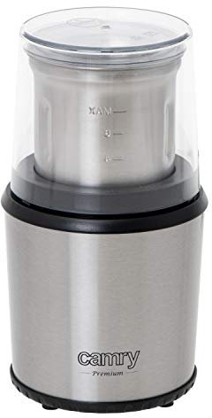 CAMRY CR 4444 Moulin à café avec Couvercle de sécurité, 400 W, 75 Grams