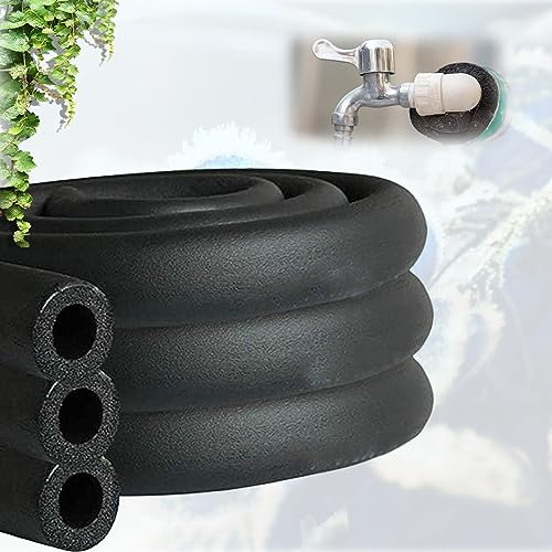 6mm 10mm 16mm 20mm 32mm 43mm 48mm ID Flexibel Rörisolering Sluten Cell Skumslang Vattenrörlindning Utomhus Frostskydd Rörisolering For Hushållsvärme Och VVS 6 Fot (Size : ID48mm T20mm L1.8m)