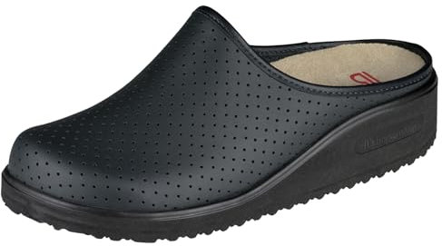 Berkemann Unisex Work Clogs Rindsleder Wide Fußbett: herausnehmbar 4,5 blau Kalbsleder