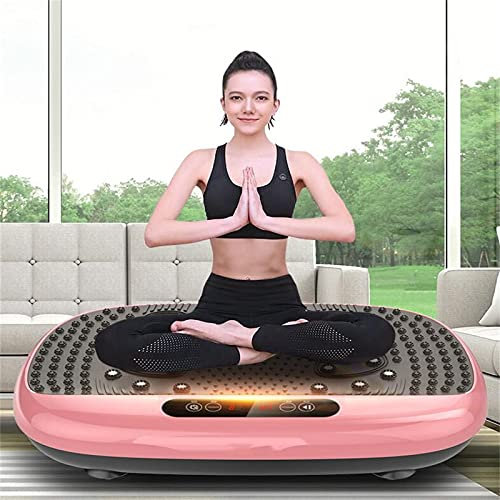 Placa vibratoria, máquina de ejercicio por vibración 3 programas + 99 niveles, control remoto, entrenador físico por vibración para bajar de peso y tonificar el cuerpo, carga máxima de 400 lb.