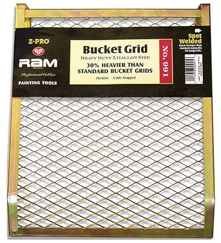 12-Pack of 10 Premier 991 Bucket Grid 5-Gallon 4 Sided Metal Mesh Heavy Duty