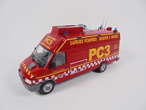 OPO 10 - Camion dei Pompieri 1/43 Iveco Daily Command Post Vehicle - Veicolo Leggero per Vigili del Fuoco Hachette CPL11