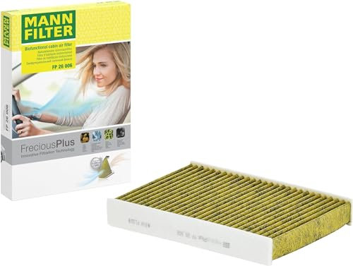 MANN-FILTER FP 26 006 Innenraumfilter/Kabinenluftfilter - FreciousPlus Biofunktionaler Pollenfilter - für Pkw + Transporter