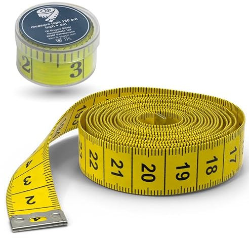 10x 2 in 1 - Massband Maßband cm + INCH Schneidermaßband 150 cm in Aufbwahrungsbox