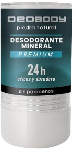 Premium Alaun Deodorant. Naturstein (120g), Unisex. Antitranspirant Gegen Starken Achsel- Und Fußschweiß. Ohne Aluminium und Ohne Parabene. 100% vegan und natürlich
