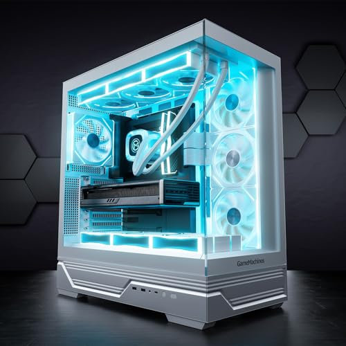 GameMachines Apex Snow Edition - Gaming PC - Wasserkühlung - AMD Ryzen 7 5700X - NVIDIA RTX 5060 Ti - 1000GB SSD - 32GB RGB DDR4 - WLAN - Windows 11 Pro