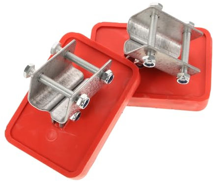 Angoily 2 Piezas Alfombra De Escalera Estabilizador De Escalera Para Canalón De Tejado. Interior Escaleras Accesorio Y Moviente Exterior Pata De Estabilizador De Escalera No Rojo Caucho