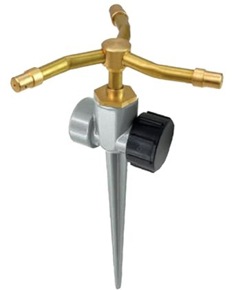 Sprinkler À La Pelouse - Sprinkler Rotatif - 360 ° Système D'arrosage en - Waiter De Jardin À 3 Bras pour La Cour, La Ferme, La Serre Et L'aménagement Paysager - L'outil D'irrigation Extérieure