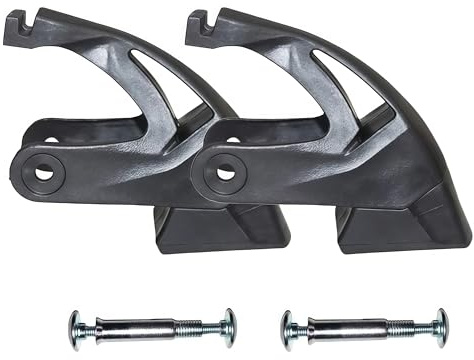 ACGarden DIY Roller Skate Replacement Brake Pad Set, Non-Slip Safety Brake Block for Most Adult Inline Skates – 2Pcs Black