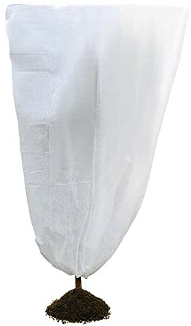 Biotop - Lot de 2 Housses de Protection Anti-Gelées pour Tous Types d'Arbres, Plantes et Arbustes. 1,5 Mètre de Diamètre sur 1,8 Mètre de Hauteur. Tissu Doux et Résistant de 17 g/m2