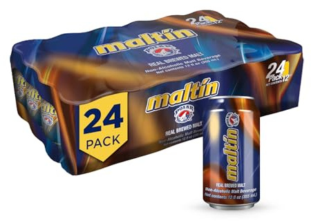 Maltin Polar - Bevanda analcolica al malto, bevanda naturale allo zucchero di canna (confezione da 24)