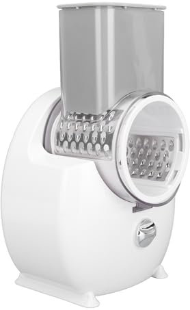 aqxreight Broyeur électrique Râpe Efficace en Acier Inoxydable pour Fruits Légumes Fromages Blanc alimenté par Batterie