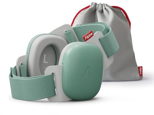 Alpine Muffy Baby Confort – Casque Anti Bruit Bebe, Certifiée CE, Bandeau Unique Pour Un Ajustement Sûr & Confortable, Protection Auditive pour Enfants Jusqu’à 4 Ans, Réduction Du Son De 24 dB, Vert