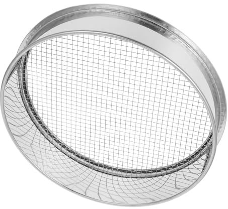 Hemobllo 1pieza Inoxidable para Jardinería Sifter para Suelo Arena y para Separación De y Compost Exteriores