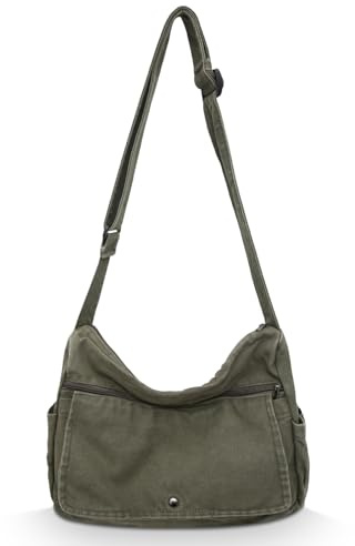 X SIM FITNESSX Borsa a tracolla in tela unisex Messenger Bag in tessuto Oxford per tutti i giorni, ufficio e viaggi