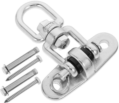 SEWOART Ganci Per Altalena in Acciaio Inossidabile Per Impieghi Gravosi Set Montaggio Per Amaca Girevole Staffe Per Altalena Facile Da Installare