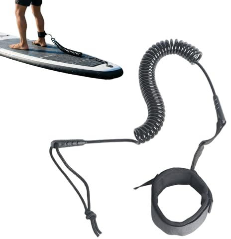 Correa De Tobillo Para Tablero De Pádel,Cordón Elástico De Seguridad Para Tabla De Surf | Cordón De Reemplazo Para Paddleboard y | Para Hombres Mujeres Adultos Adolescentes Principiantes Amateur No