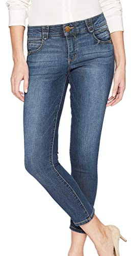 Democracy womens Absolution Crop Jeans, Authentic Blue, 10 US