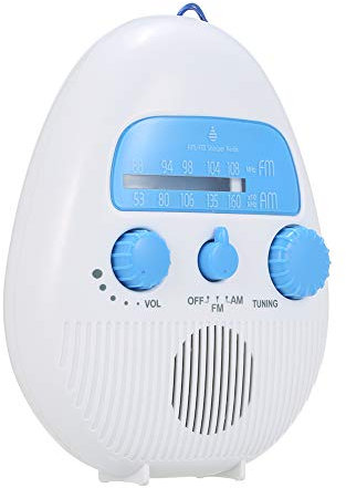 Mokia - Radio de ducha impermeable - Mini altavoz inalámbrico portátil con puerto, No nulo, Cg24387a1., Tamaño libre