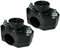 Aerzetix - C51887 - Set di 2 - Collare di Presa per Tubi Ø25 - Filettatura 1/2'' - con 2 bulloni - Fascetta di derivazione per Tubi secondari