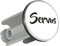 Huuraa Waschbeckenstöpsel Servus Schriftzug Geschenk 4cm für Waschbecken Abflussstopfen Servus Geschenkidee