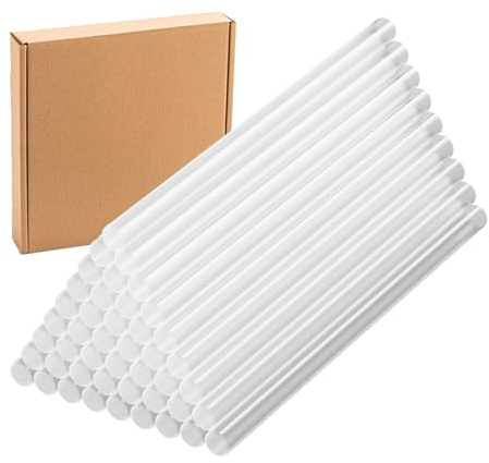 ORAGKE Baton de Colle Chaude 11 x 200 mm, 45 Pièces Bâtons de Colle Transparents pour Pistolet à Colle Universels, Haute Adhérence, Séchage Rapide – Idéal pour Bricolage, Artisanat, Réparations
