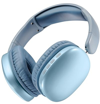 Music Sound MAXI3 Cuffie Wireless Over-ear, Cancellazione attiva del rumore, audio immersivo e cristallino, Fino a 35h di PLAYTIME NON STOP, Compatibile con tutti i dispositivi, Ricarica USB-C, Blu