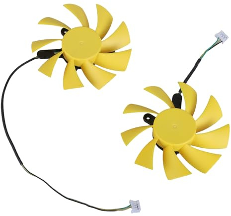 Wdbild Ventilador de tarjeta gráfica de 83 mm de 4 pines 9015M12B para GTX750Ti que garantiza un efecto de enfriamiento óptimo y fácil instalación GPU silencioso