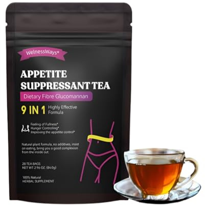 Aptitdämpande Örtte Med Örtblandning - Naturligt Stöd For Viktminskning, Koffeinfritt, Premium For Hälsosam Vikthantering(1PCS)