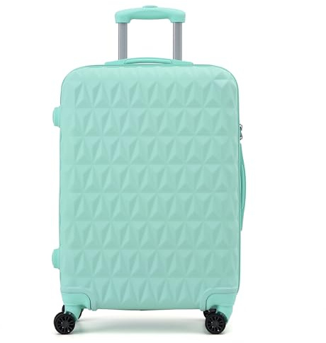 RMW Hard Shell Suitcase Medium 24 Inch Check in Luggage | Lightweight Trolley with 4 Dual Spinner Wheels, Telescopic Handle & 3-Digit Combination Lock, Durable Travel Case