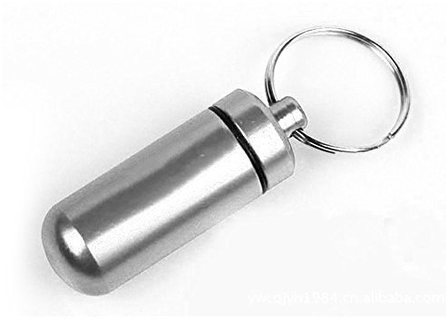 Merry Harry Aluminium Money Pill Holder Keyring Waterproof