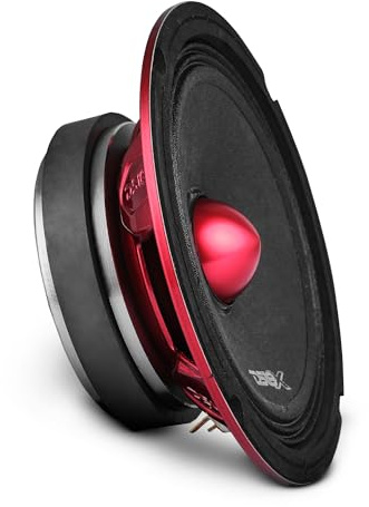 DS18 PRO-X6.4BMSL slim midrange altoparlante Speaker 6,5 200 watt rms e 400 watt max 4 ohm a ridotta profondita' per alloggiamenti ristretti auto con ogiva, set da 1