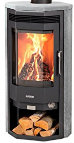 JUSTUS Kaminofen Usedom 24D, Naturstein, 5 kW, ext. Luftzufuhr, prismatische Sichtscheibe