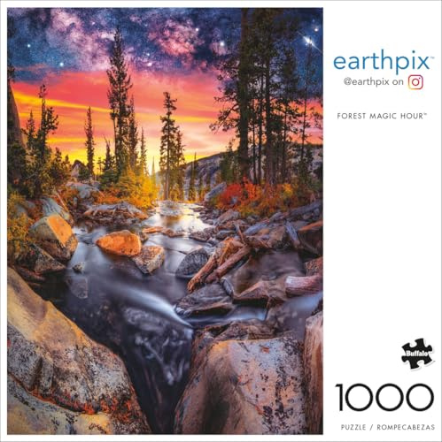 Buffalo Games Earthpix Forest Magic Hour, 1000 Piece Jigsaw Puzzle