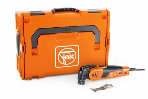 FEIN Multimaster MM 700 Max, leistungsstarke MultiTool mit Bi-Metall-Sägeblatt für Holz, Metall und Kunststoffe, 450 W, Anti-Vibrationssystem, Aufnahme StarlockMax, QuickIN Werkzeugwechsel