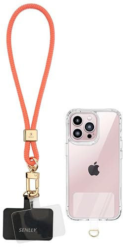 SENLLY Universal Armband Handykette mit Ultradünne Patch, Minimalistisch Handy Kurz Schlüsselband