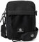 Nouvari Umhängetasche Herren Damen Schwarz Kleine Schultertasche Herrentasche Zum Umhängen Wasserabweisende Crossbody Bag mit Handyfach Messenger Bag für Alltag Reisen Freizeit Büro