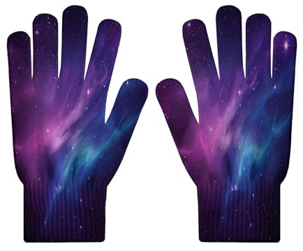 Gants À Écran Tactile - Gants De Style Ethnique Vintage Pour Hommes Et Femmes, Tricot, Gants Chauds Et Colorés, Hiver, Plein Air, Shopping, Sports, Gants À Écran Tactile