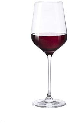 Flute da vino Bicchiere da vino Vetro di cristallo senza piombo per uso domestico Bicchiere da vino Bicchiere da champagne alto in stile europeo Bicchiere da vino rosso o bianco infrangibile Set di