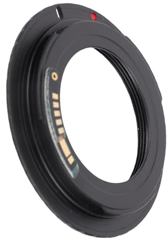 Jectse Adaptateur de Lentilles de Caméra électronique, Alliage en Aluminium Portable Léger Portable M42 vers Electro Optical System Camera Lens Converter and Exposition Contrôle