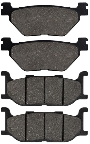 Cyleto 3D8-25806-00-00 Brake Pads for YAMAHA XVS950 V-Star 950 Tour 2009-2014 / XVS950A Midnight Star 2009-2013 / XVS950R XVS 950 Bolt 2014 2015 2016