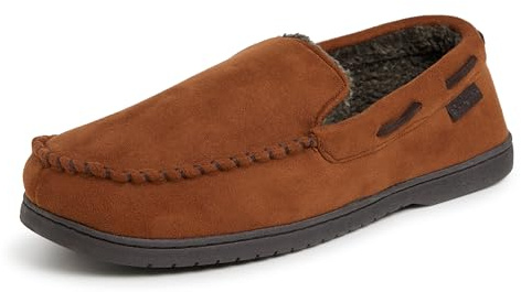 Dearfoams Men's Keaton, Chestnut, LW