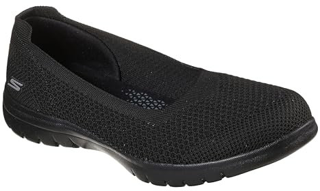 Skechers Women's On-the-go Flex Wonderous Pumps,Black Textile Trim,8 UK