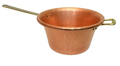 CERIANI Paiolo in Rame per Polenta Manico in Ottone Diametro 24cm