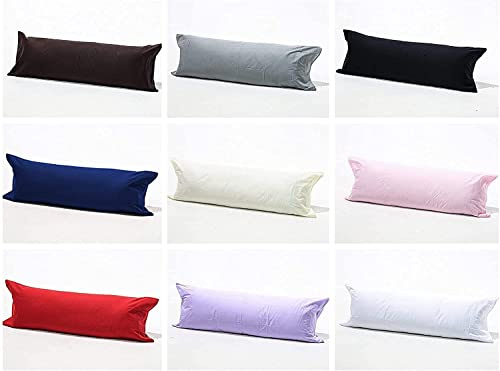 IBIZA DREAMS Antiallergenic Hollow Fibre Filled Bolster Pillow with Free Pillow Case (GREY, 4.6FT)